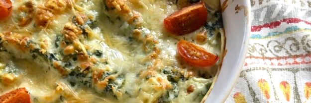 Healthy Spinach and Artichoke Dip