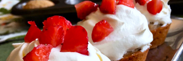 Fresh Strawberry Cupcakes