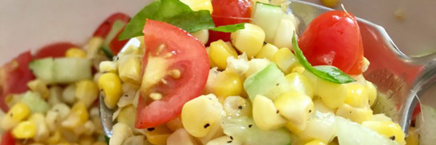 Sweet Corn And Cherry Tomato Salad